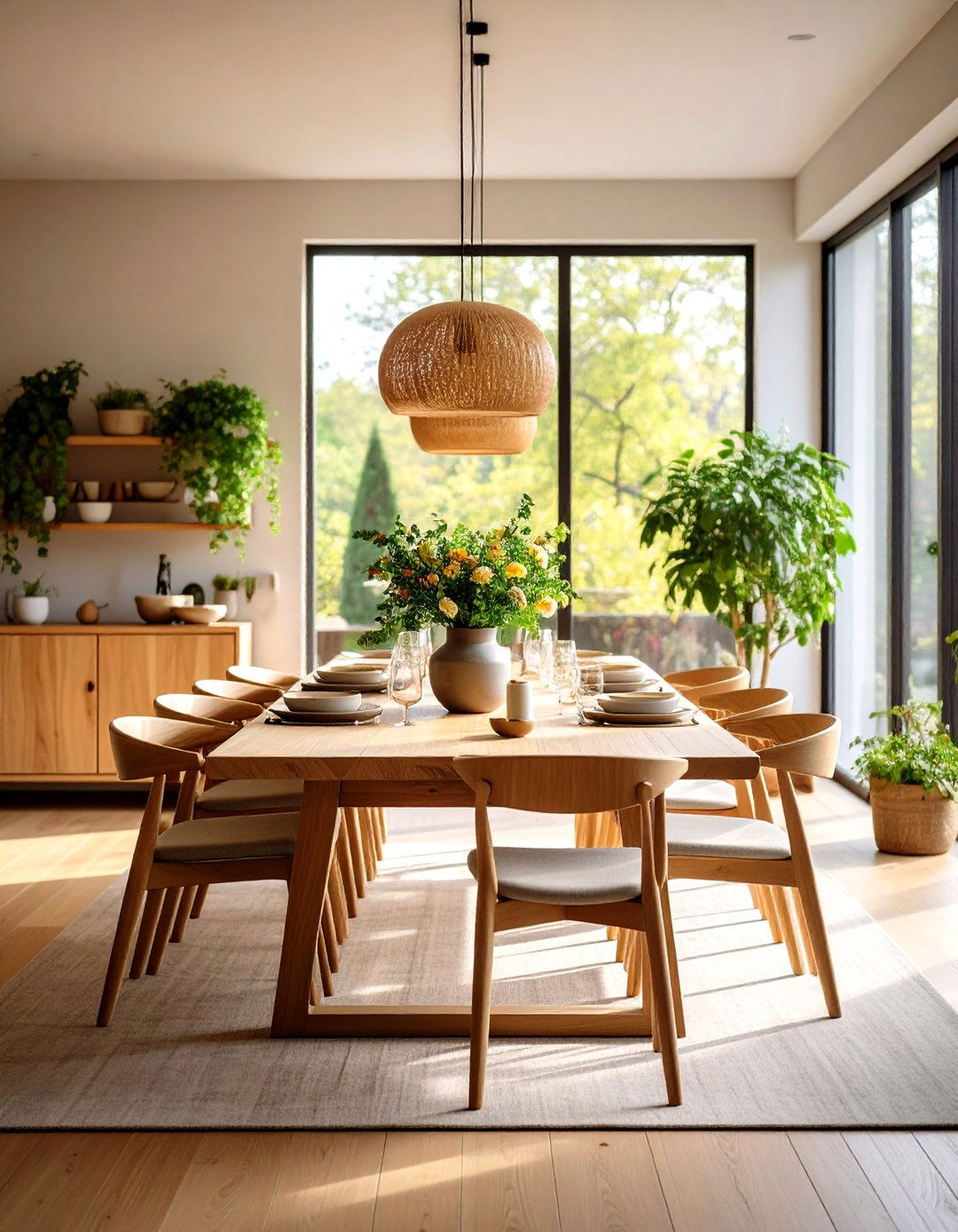 Natural Element Incorporation - 24 Formal Dining Room Ideas
