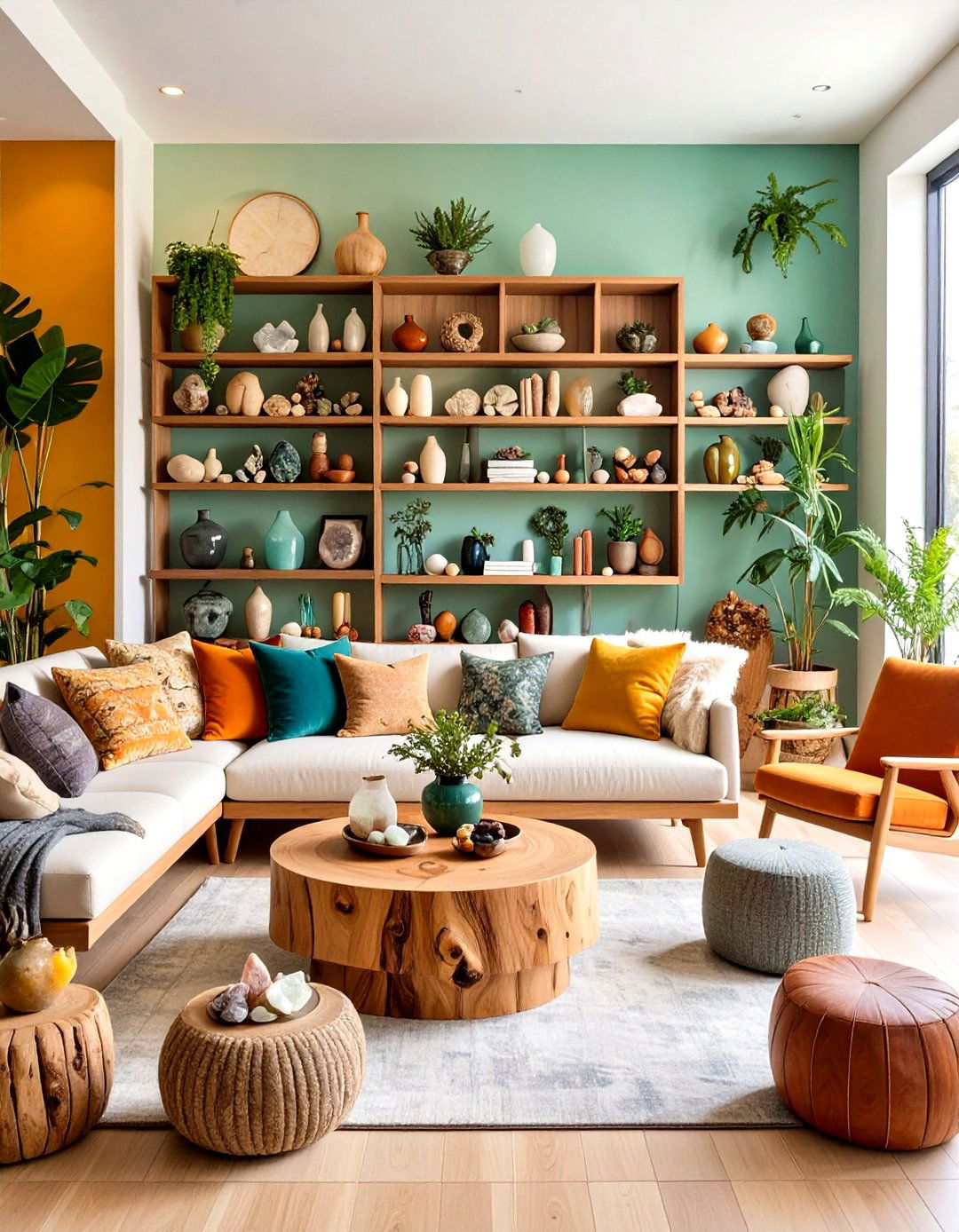 Natural Elements Integration Space - 24 Witchy Living Room Ideas