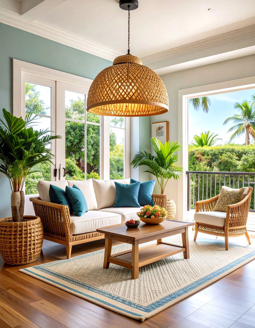 Natural Fiber Textures - 24 Entryway Lighting Ideas