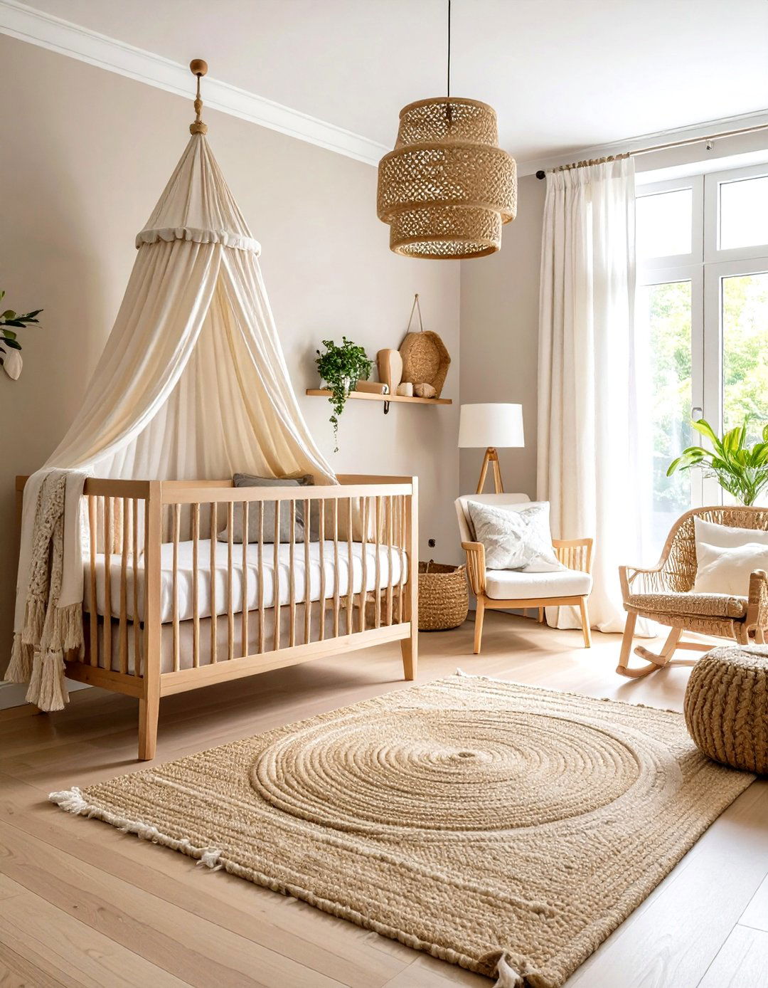 Natural Jute and Cotton Nursery - 24 Neutral Nursery Ideas