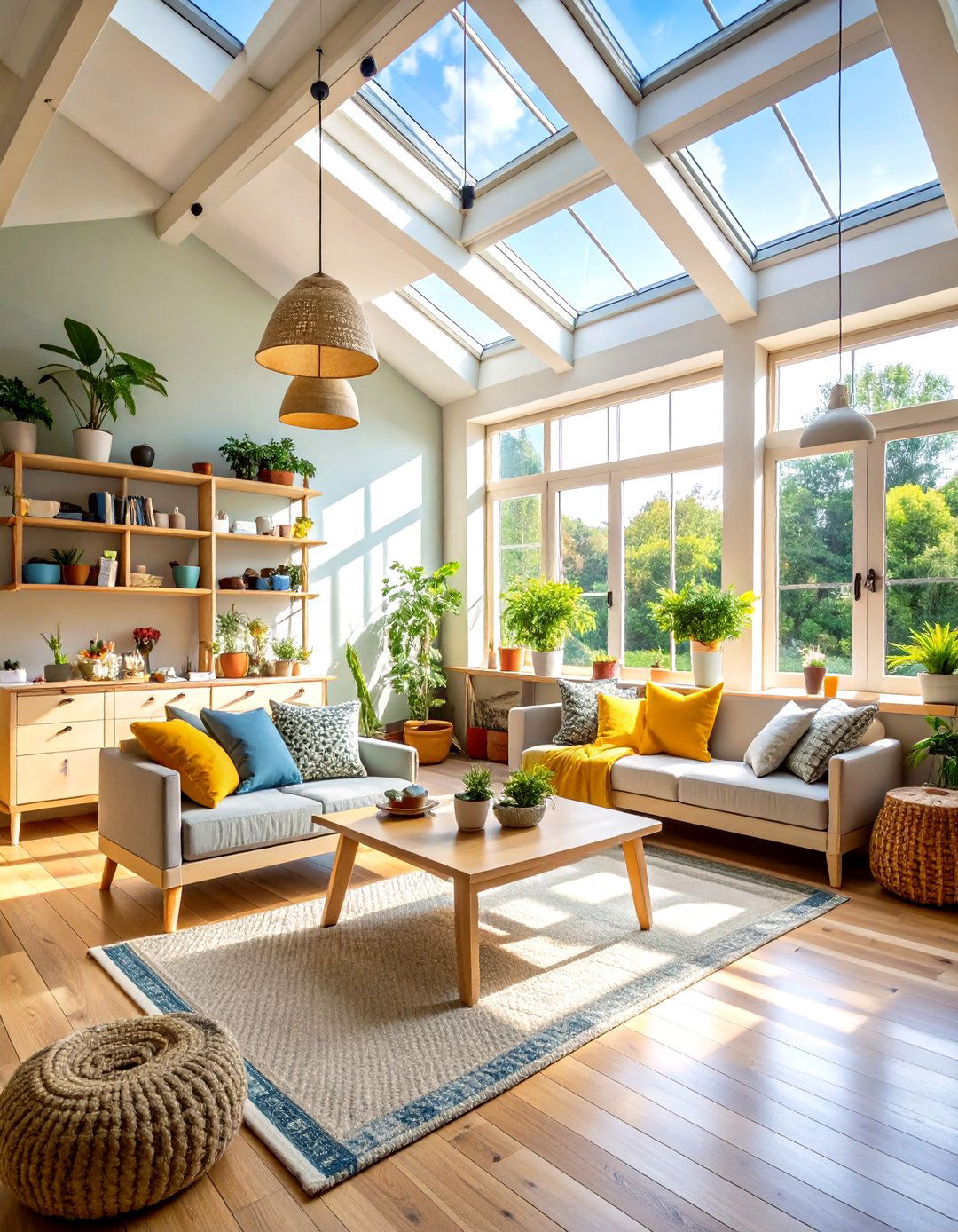 Natural Light Craft Haven - 24 Craft Room Ideas