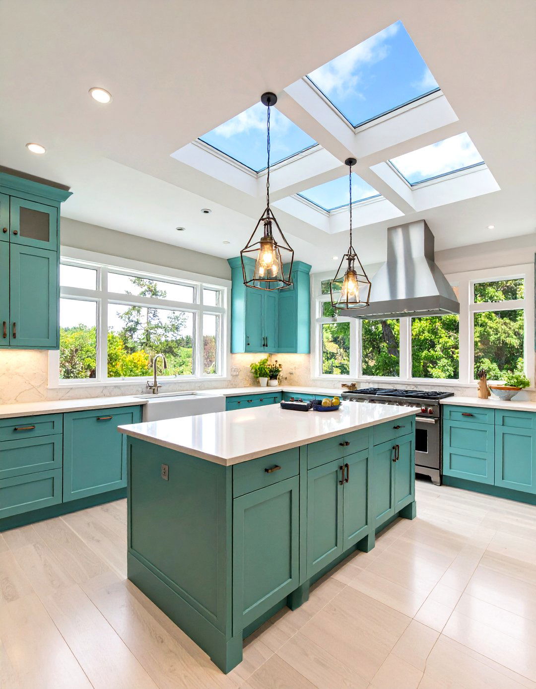 Natural Light Kitchen Ceiling - 24 Kitchen Ceiling Ideas