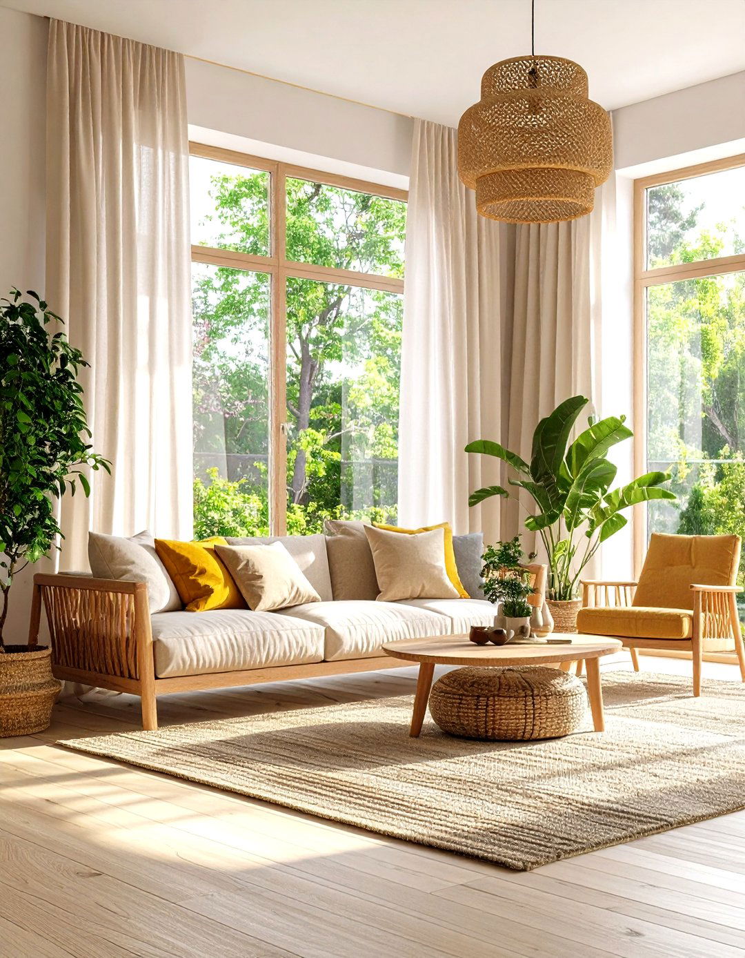 Natural Light Maximization - 24 Organic Modern Interior Design Ideas