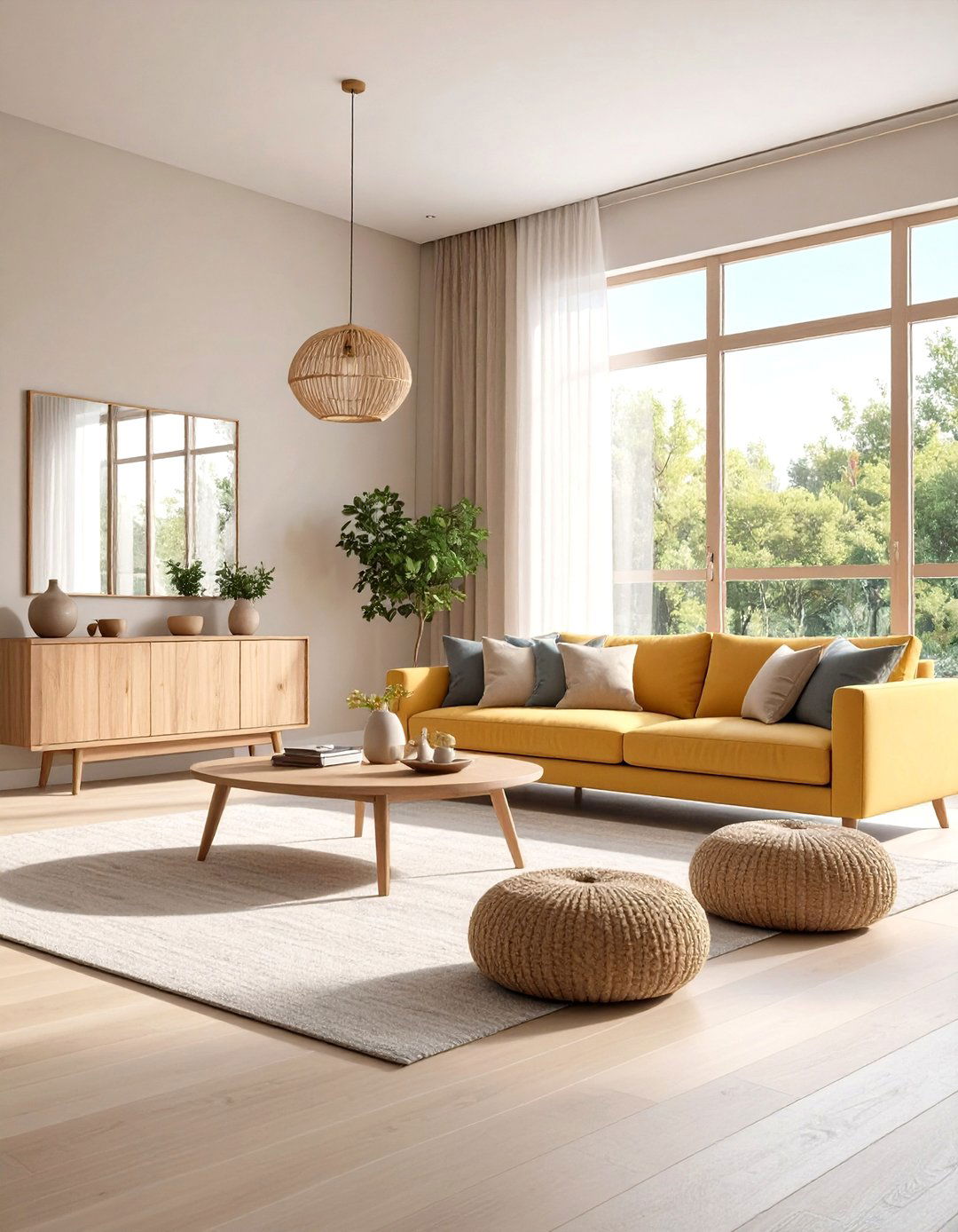 Natural Light Maximization - 24 Zen Living Room Ideas