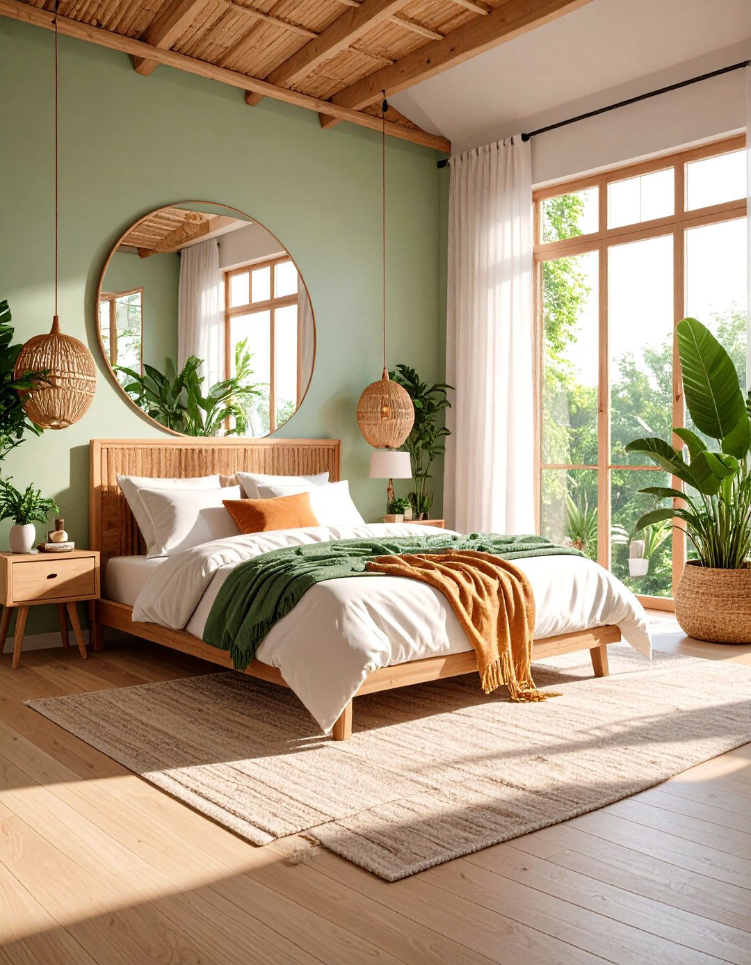 Natural Light Maximizing Bedroom Setup - 24 Zen Bedroom Ideas