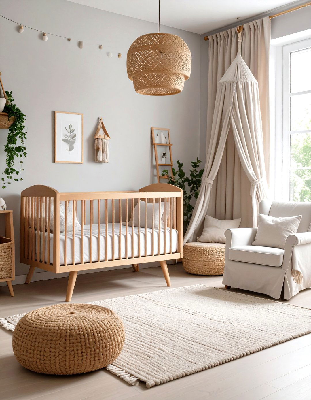 Natural Linen Nursery - 24 Neutral Nursery Ideas