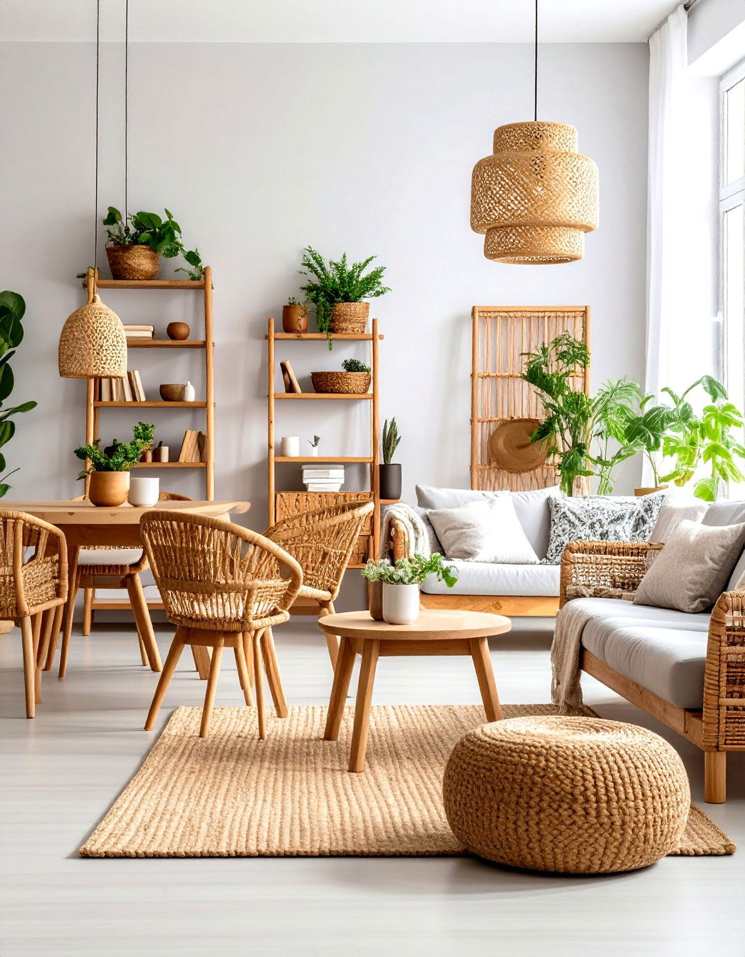 Natural Material Furniture - 24 Boho Decor Ideas