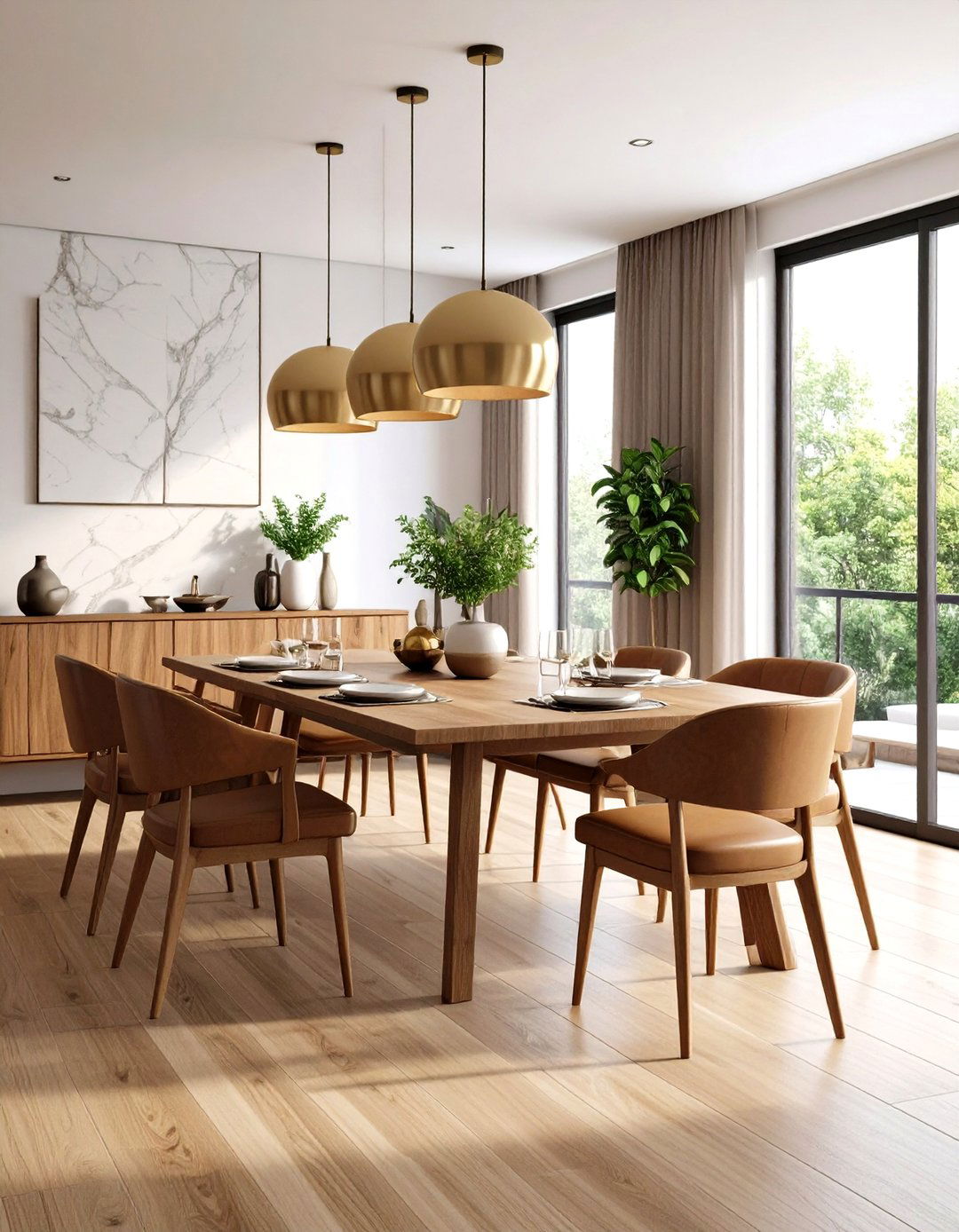 Natural Materials Mix - 24 Mid-century Modern Dining Rooms