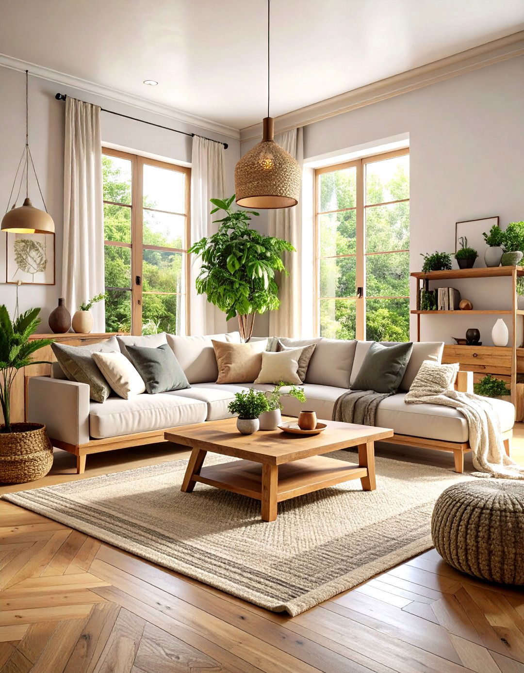 Natural Materials Sanctuary - 24 Ralph Lauren Living Room Ideas