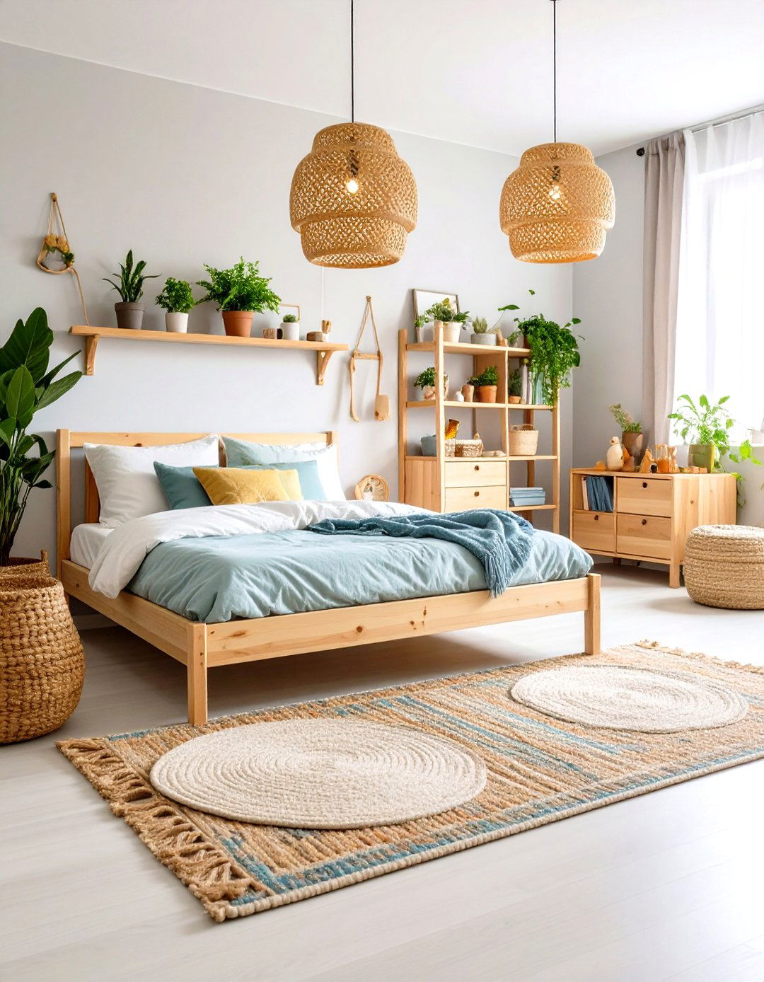 Natural Materials Toddler Sanctuary - 24 Boho Toddler Room Ideas