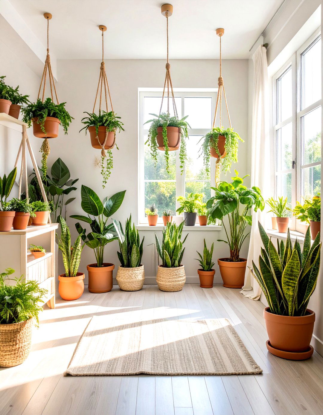 Natural Plant Accents - 24 Minimalist Nursery Ideas