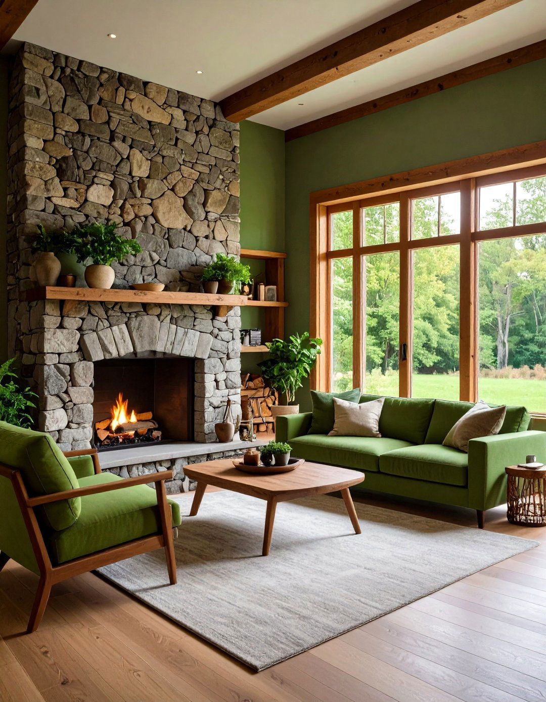 24 Rustic Sage Green Living Room Ideas for Cozy Decor