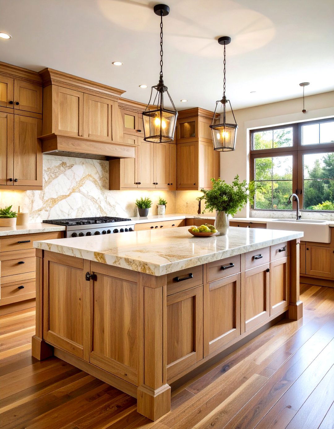 Natural Stone Countertops and Surfaces - 24 Tuscan Interior Design Ideas