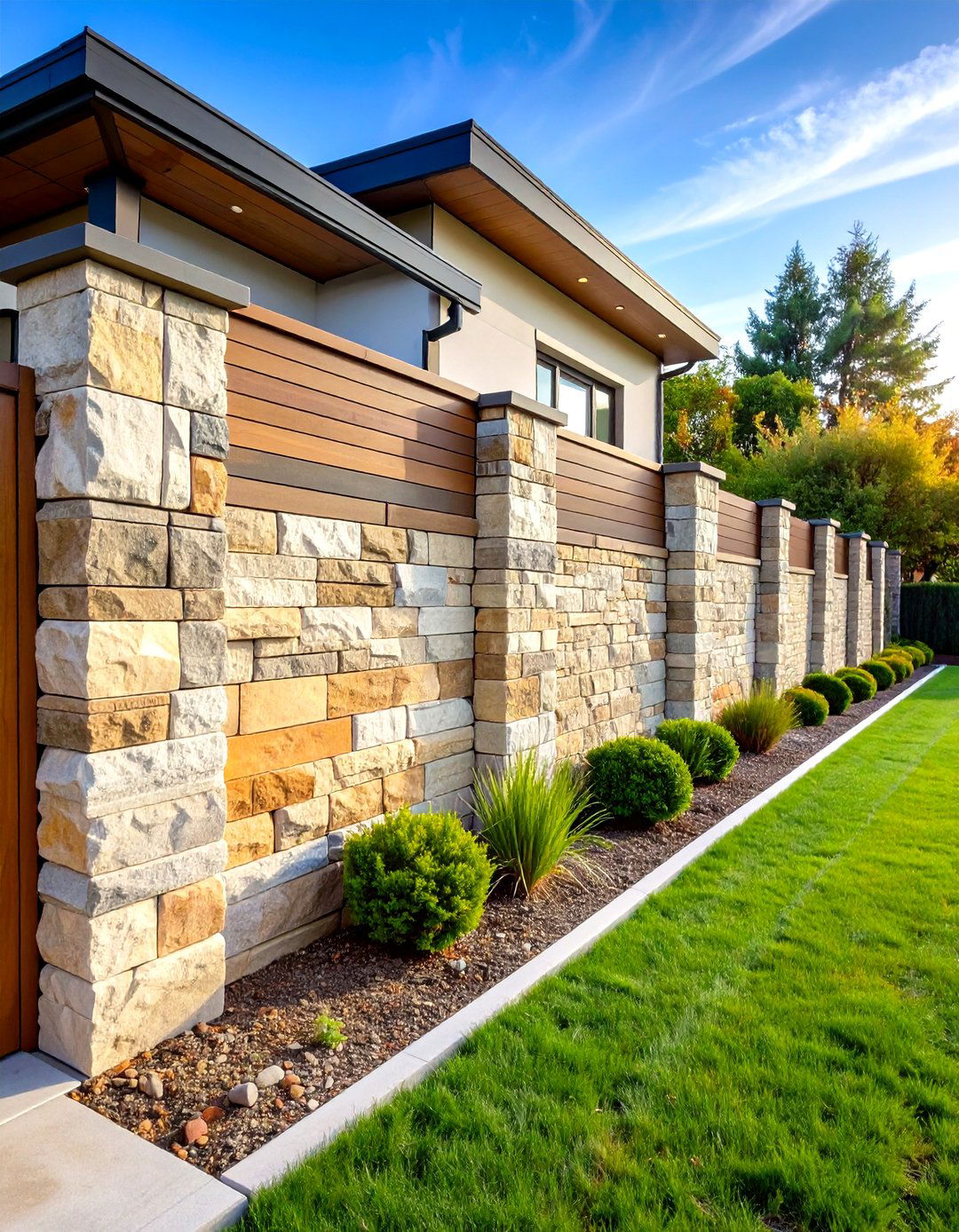 Natural Stone Veneer - 24 Garden Wall Ideas