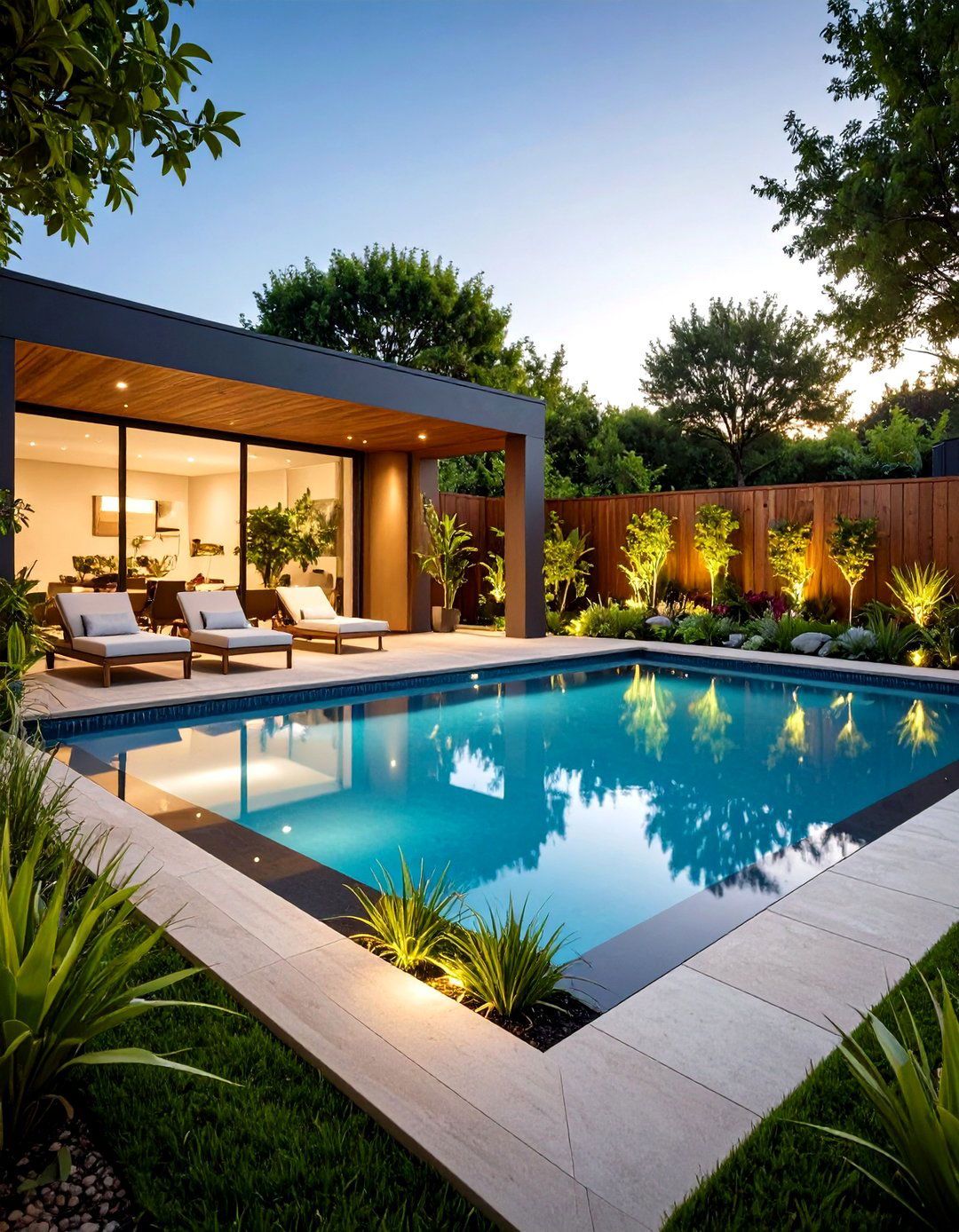 Natural Swimming Pool with Regeneration Zone - 24 Small Inground Pool Ideas
