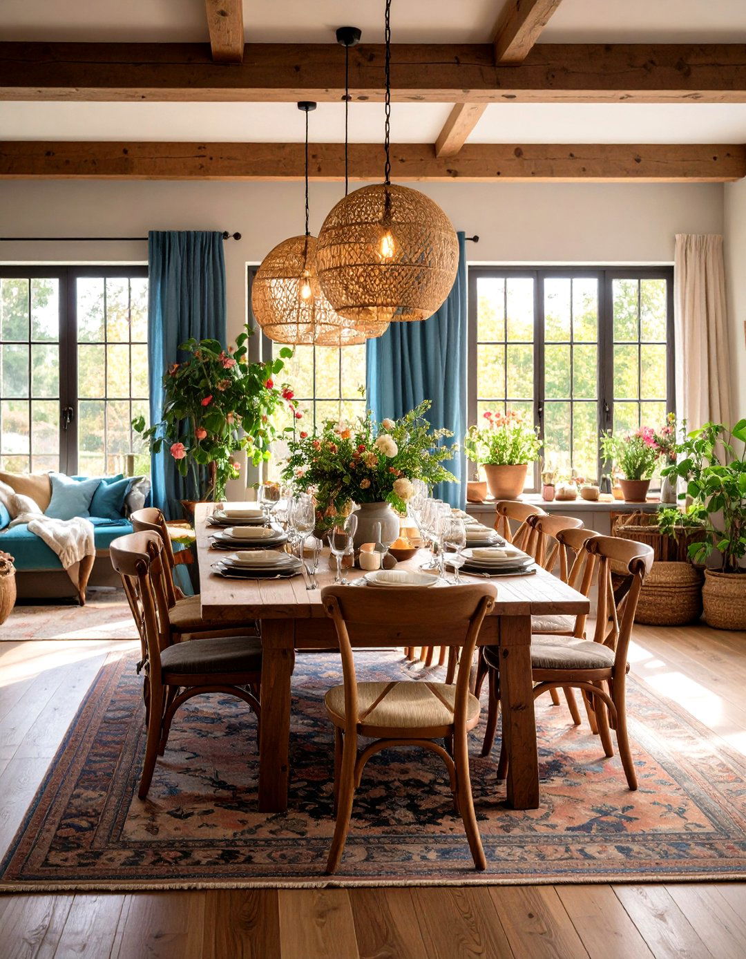 Natural Texture Layering Techniques - 24 cottage dining room ideas