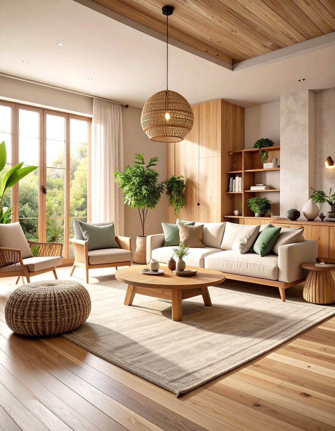 Natural Texture Layering - 24 Minimalist Decorating Ideas