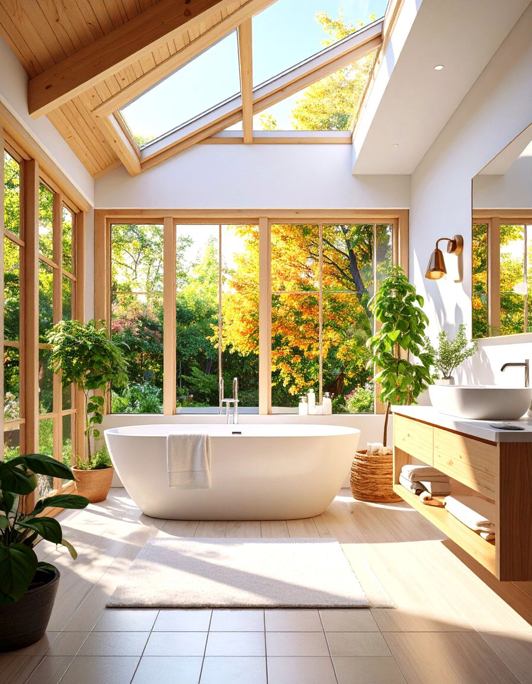 Natural Ventilation With Outdoor Connections - 24 Spa Like Bathroom Ideas