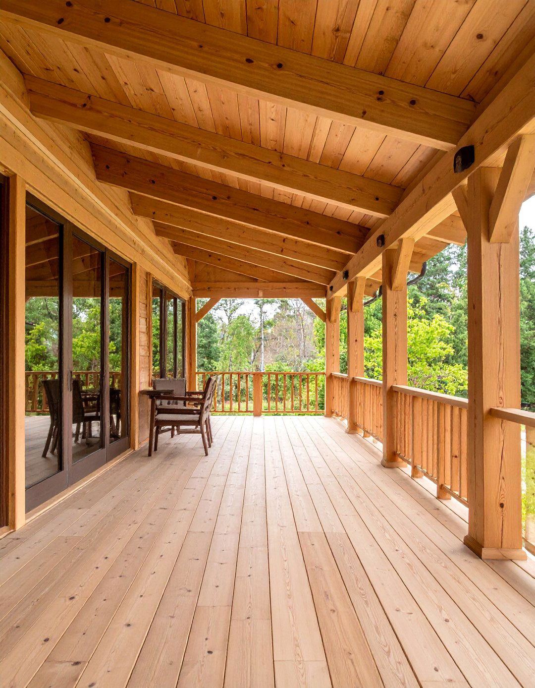 Natural Wood Accent Beams - 24 Black Modern Farmhouse Exterior Design Ideas