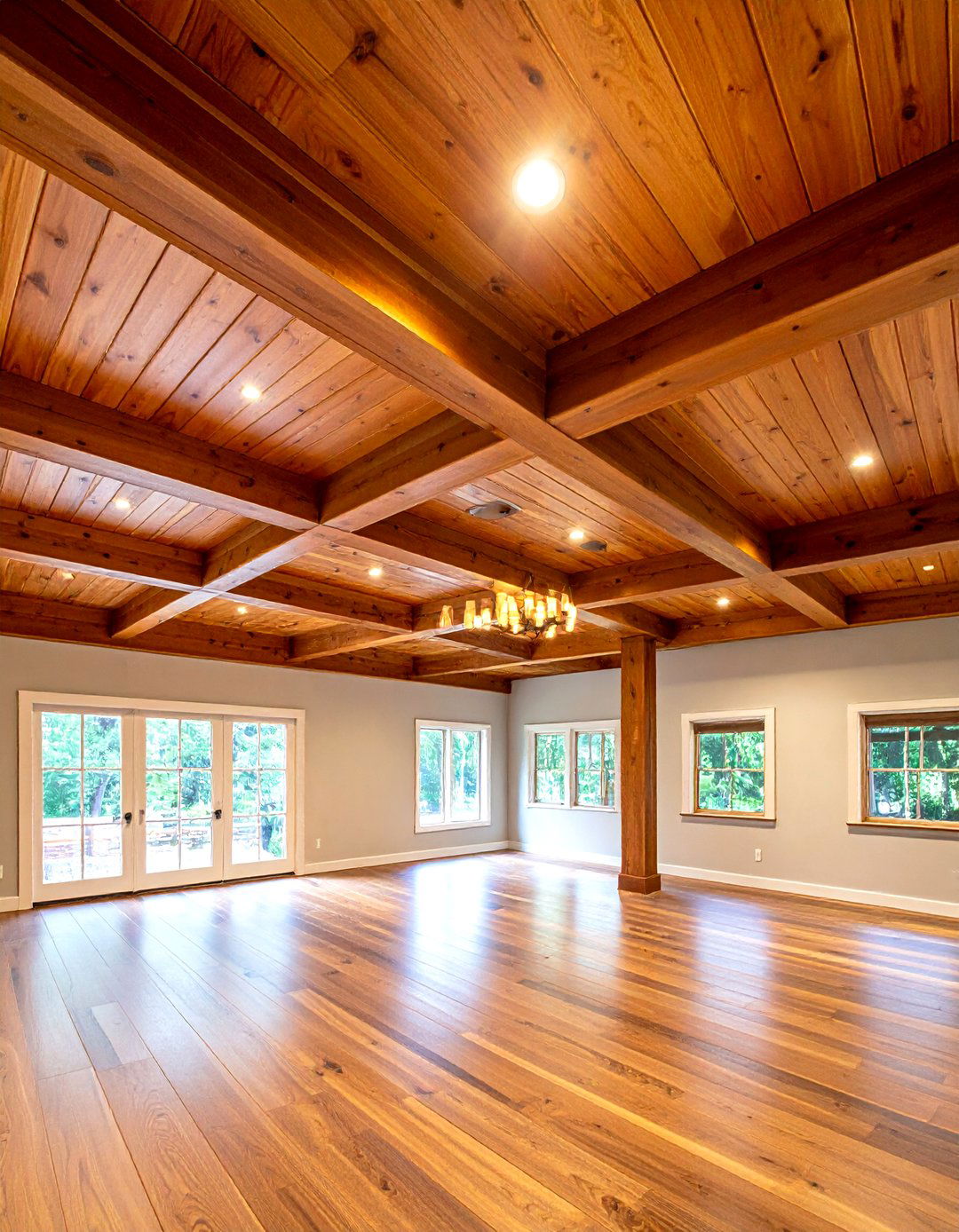 Natural Wood Stain Basement Ceiling Finishes - 24 Basement Ceiling Ideas