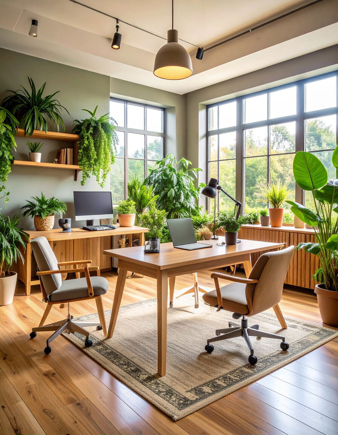 Nature Inspired Podcast Studio - 24 Podcast Room Ideas