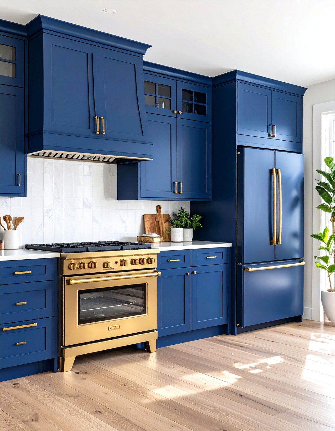 Navy Blue Kitchen Collections - 24 Kitchen With Colored Appliances Ideas