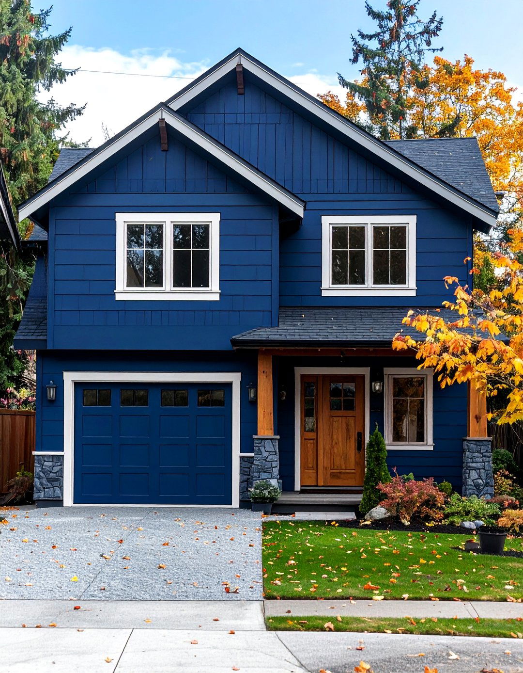 Navy Blue Siding - 24 Blue Exterior House Colors