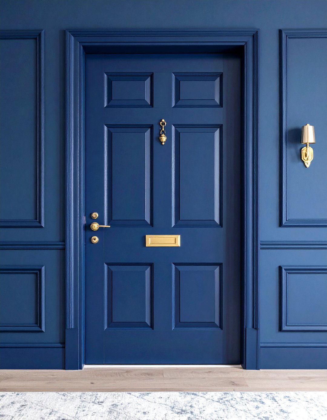 Navy Blue Statement Doors