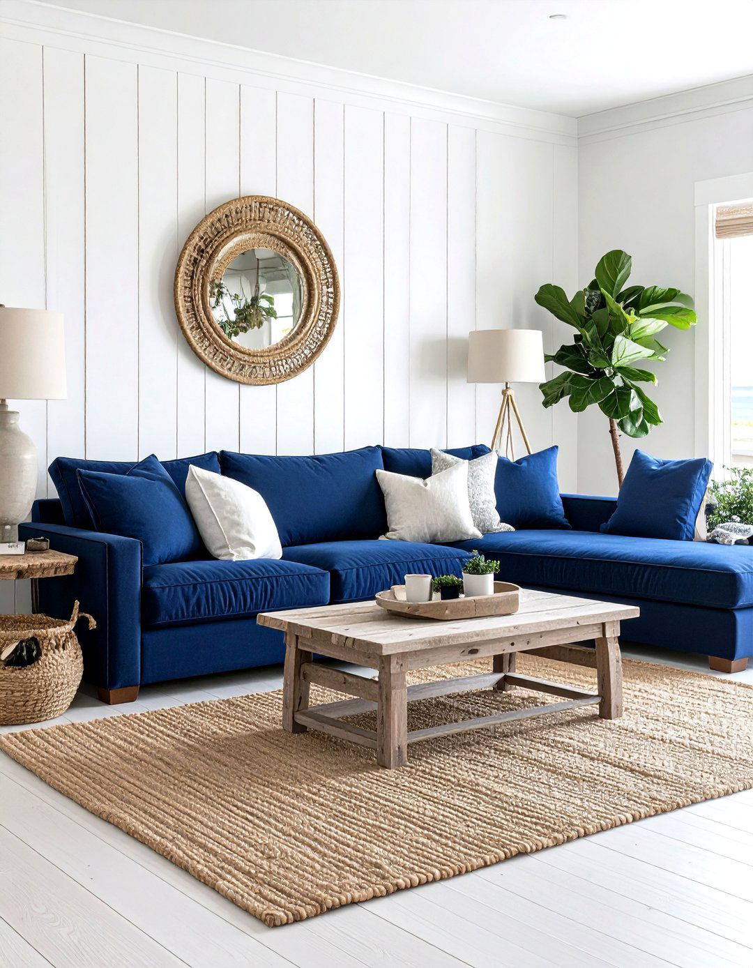 Navy Blue and Ivory White Coastal Elegant Theme - 24 Designer-approved Colors That Go With Navy Blue