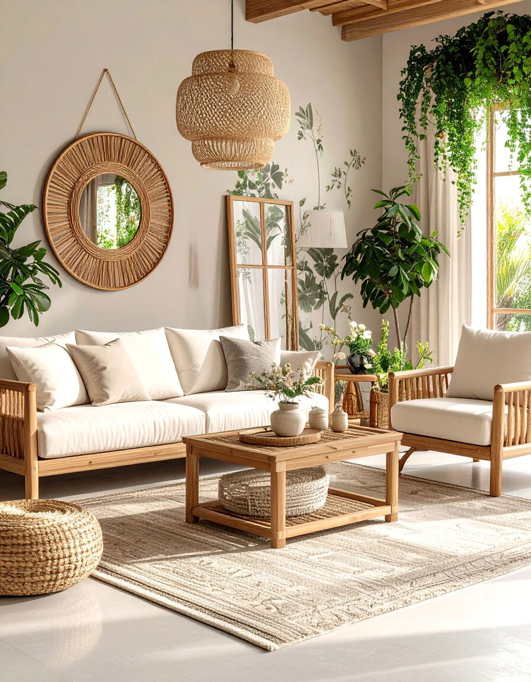 Neutral Chinoiserie Living Room - 24 Chinoiserie Living Room Ideas