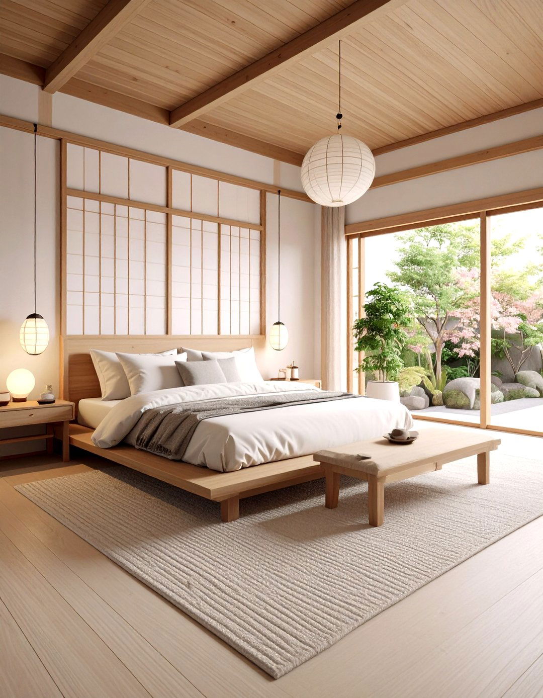 Neutral Earth Tone Color Palette - 24 Japanese Bedroom Design Ideas