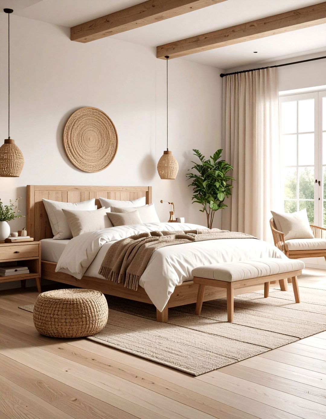 Neutral Earth Tone Palette - 24 Rustic Bedroom Ideas