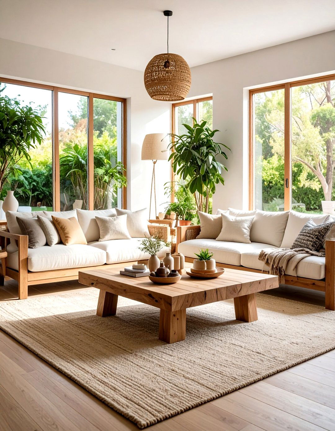 Neutral Living Room Sanctuary - 24 Nancy Meyers Interior Design Ideas