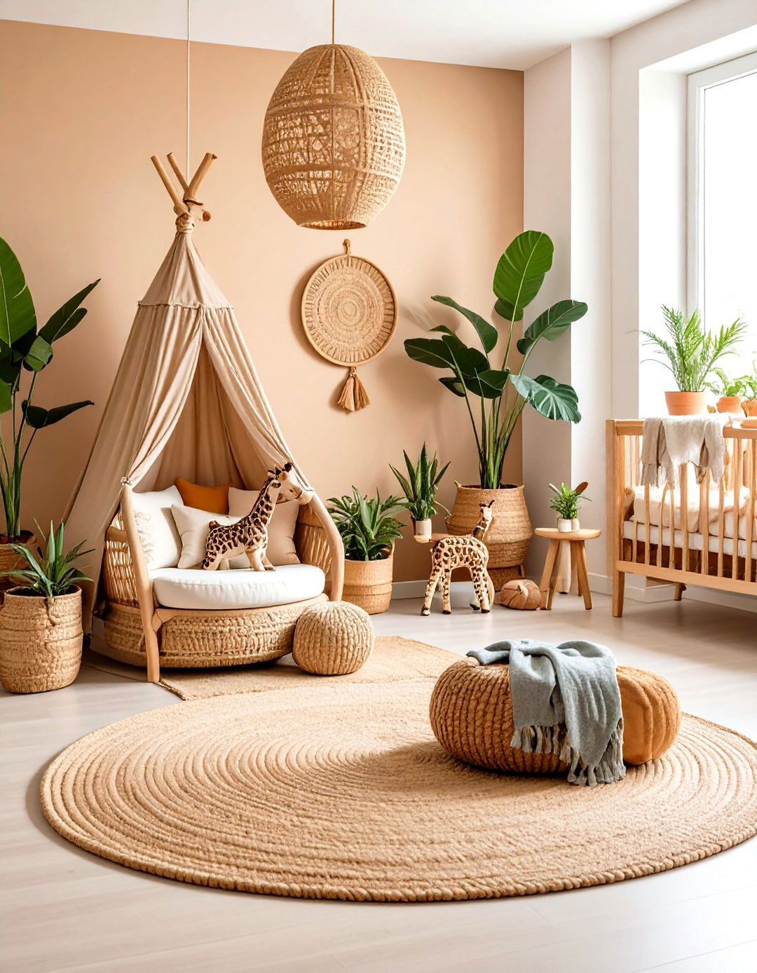 Neutral Safari Adventure Nursery - 24 Neutral Nursery Ideas