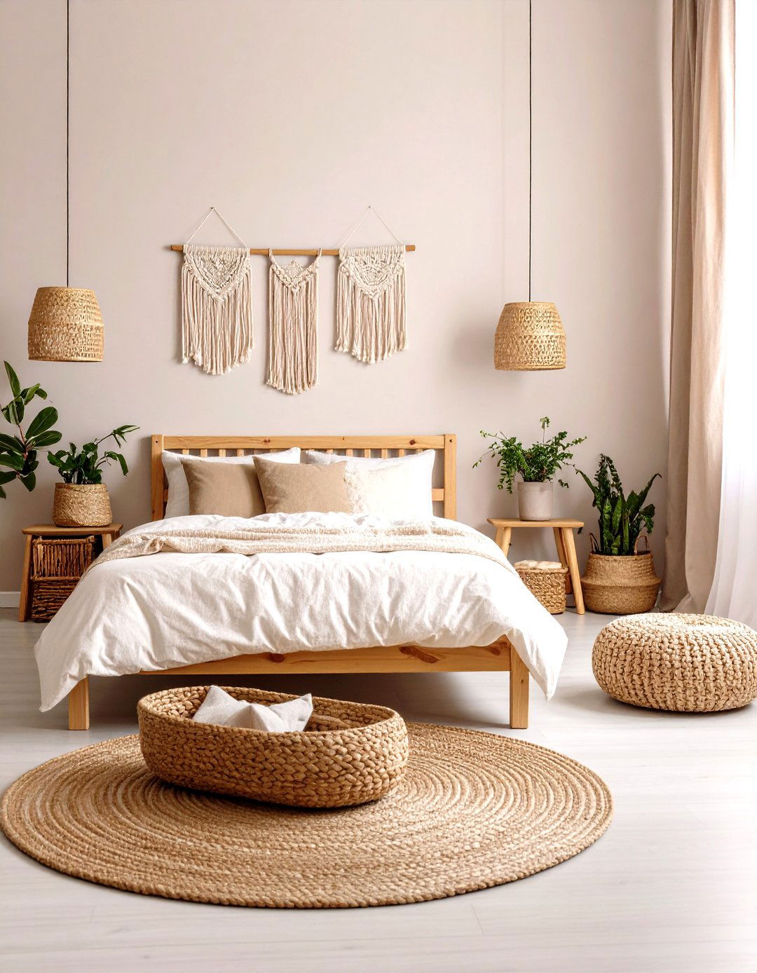 Neutral Safari Boho Toddler Bedroom - 24 Boho Toddler Room Ideas