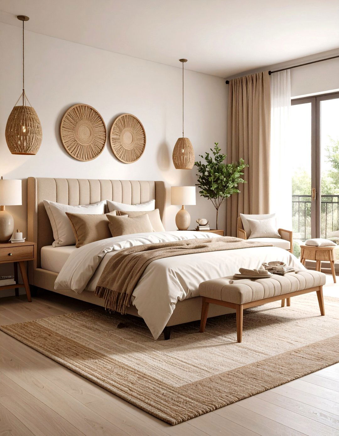 Neutral Twin Bedroom Palette - 24 Twin Bedroom Ideas