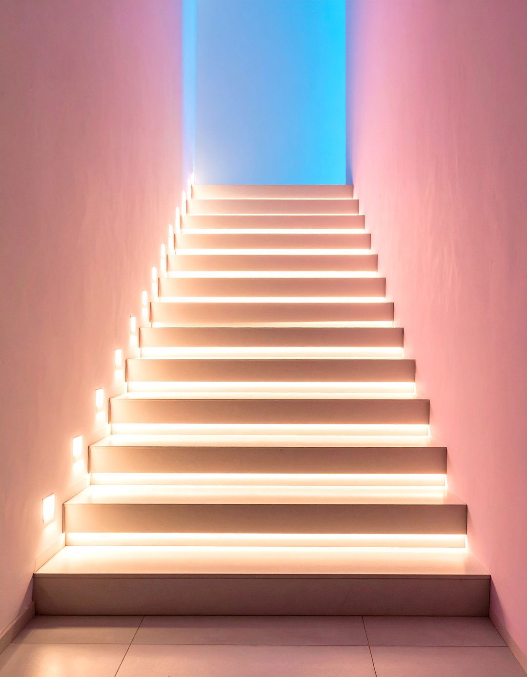 Niche Accent Lighting - 24 Staircase Lighting Ideas