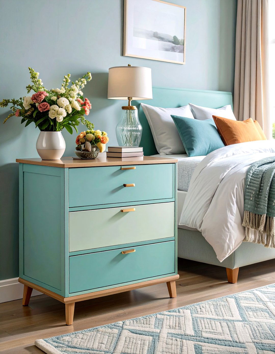Nightstand Drawer Maximization - 24 small bedroom storage ideas