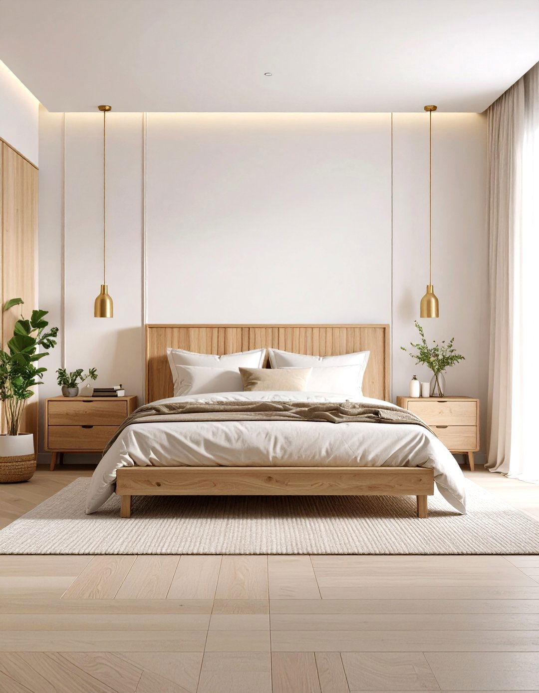 Nordic Gold Minimalism - 24 Gold Bedroom Ideas