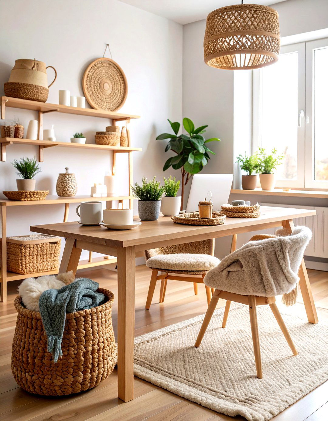 Nordic Hygge Cozy Comfort - 24 Desk Decor Ideas