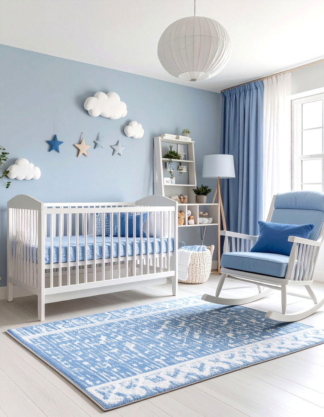 Nursery Dream Space - 24 Blue and White Decor Ideas