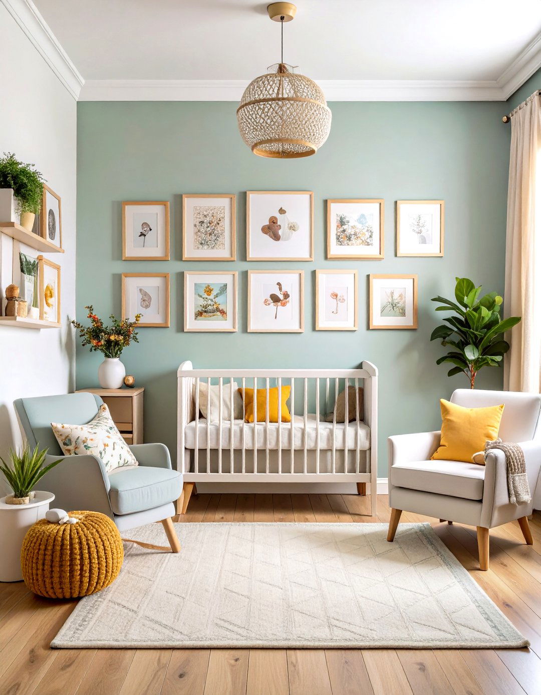 Nursery Gallery Wall - 24 Nursery Accent Wall Ideas