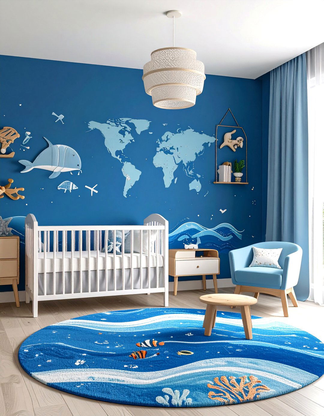 Ocean Current Nursery - 24 Ocean-themed Nursery Ideas