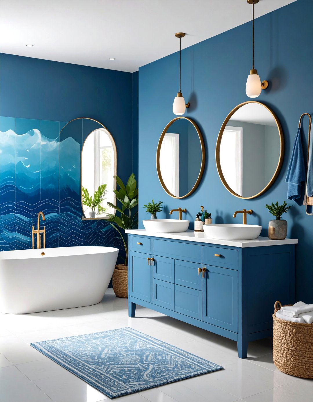 Ocean Depths Boys Bathroom - 24 Boy Bathroom Ideas