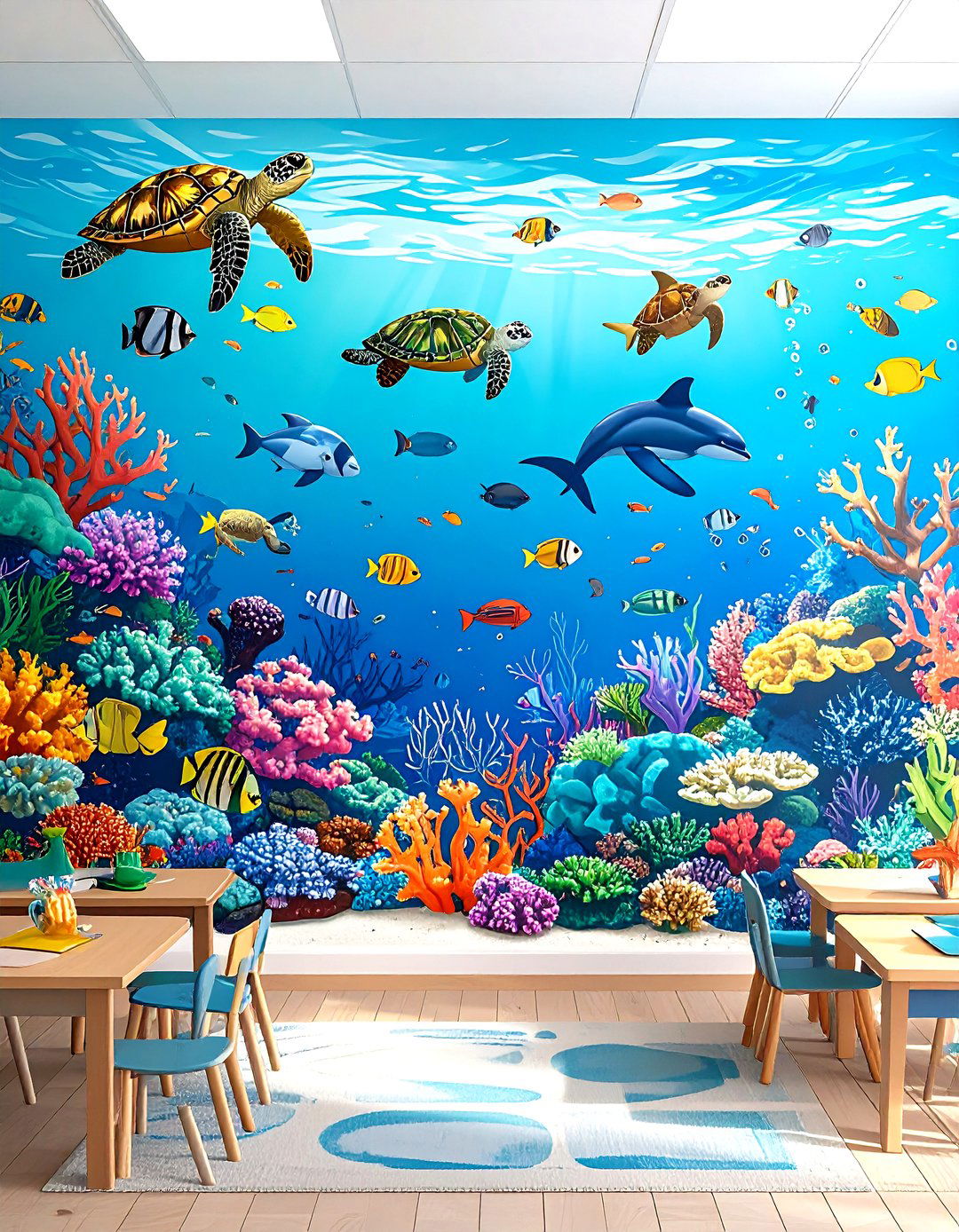 Ocean Marine Biology Center - 24 School Mural Ideas