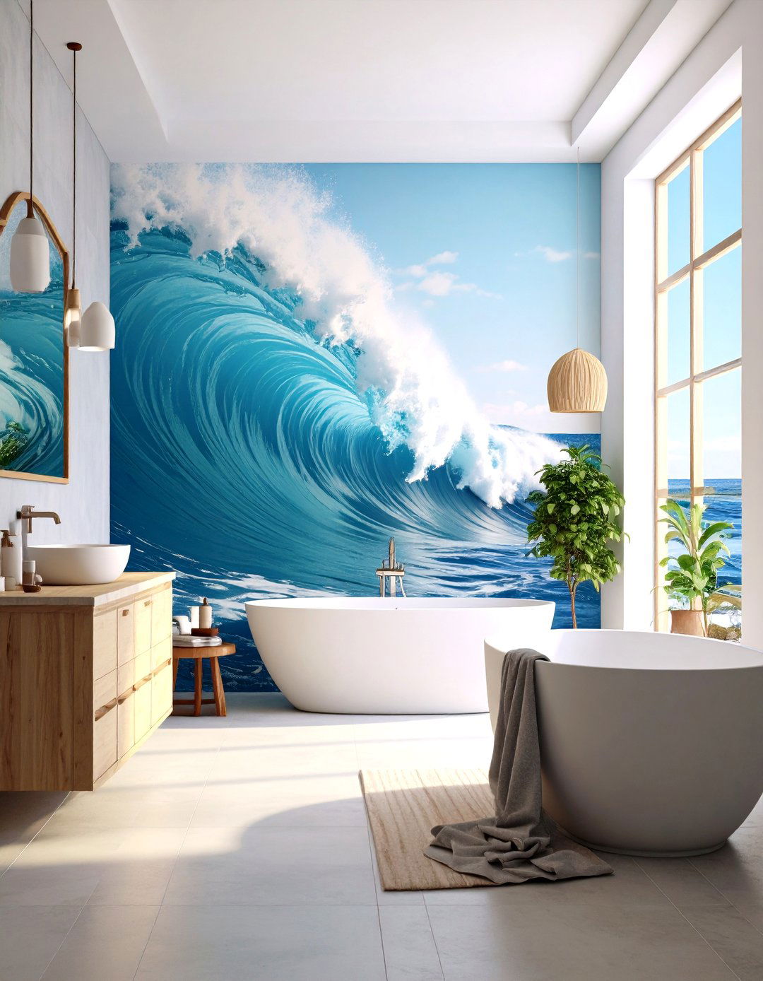 Ocean Wave Wall Murals - 24 Wall Mural Ideas