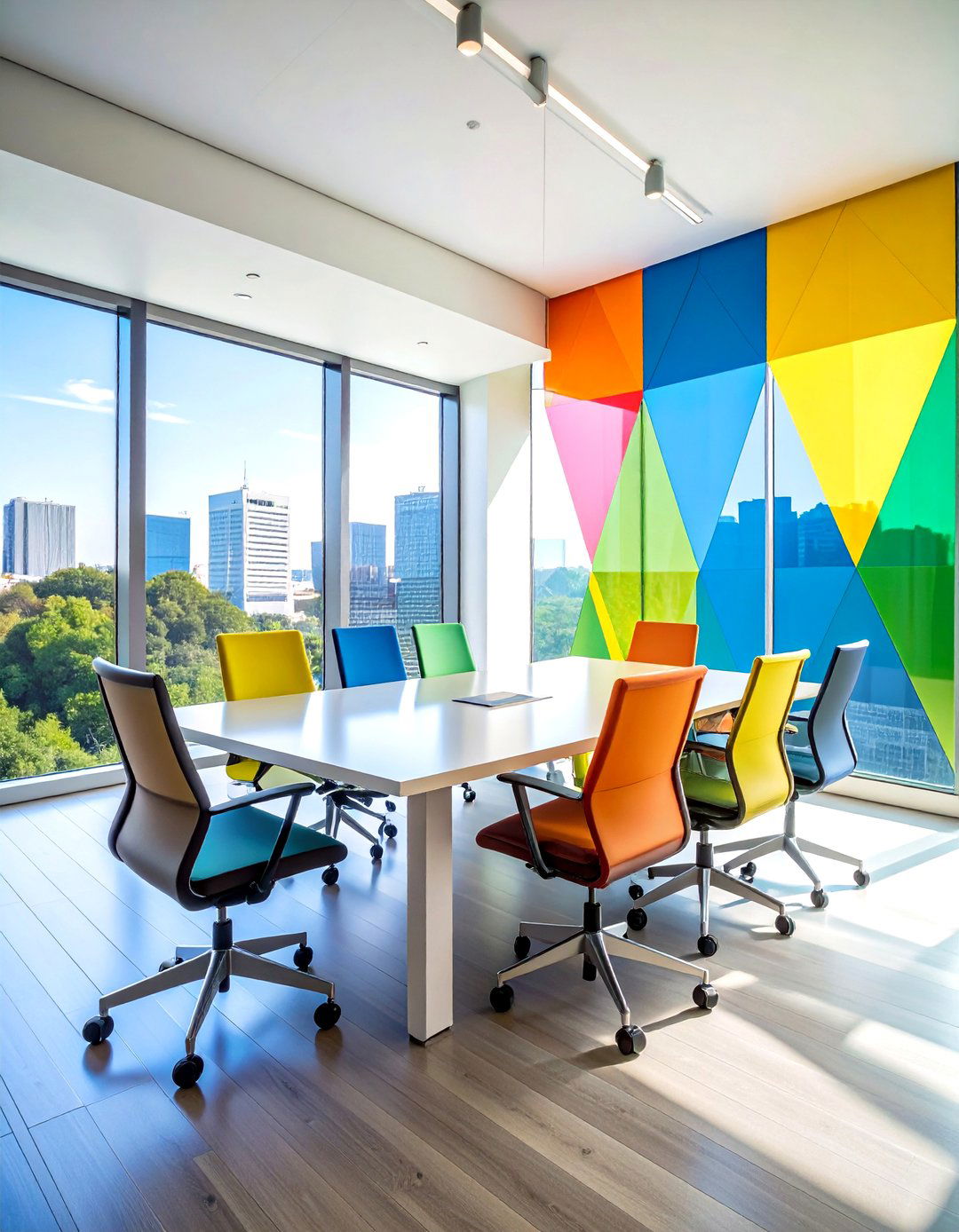 Office Distraction Control Film - 24 Window Film Designs