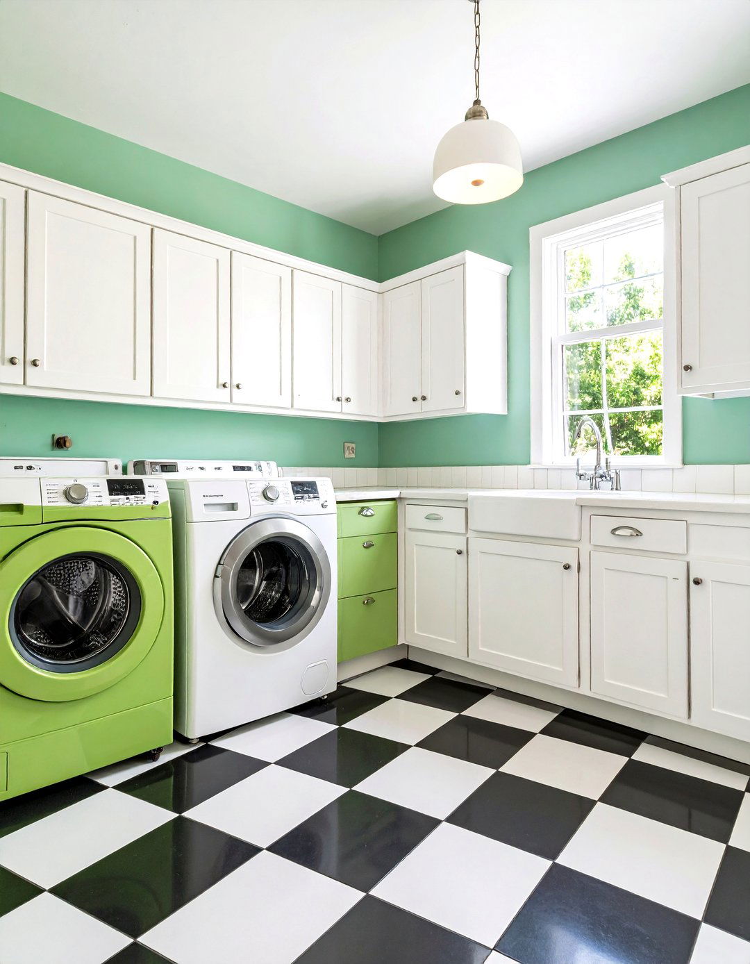 Olive Green Sustainable Living - 24 Green Laundry Room Ideas