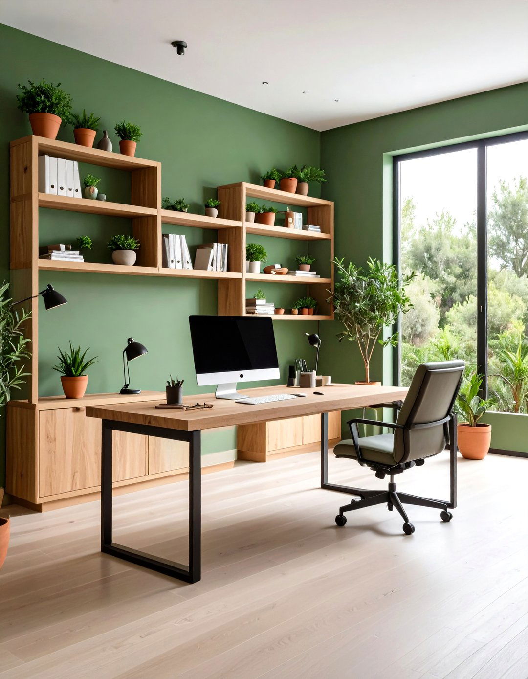 Olive Grove Inspired Office - 24 Mediterranean Interior Design Ideas