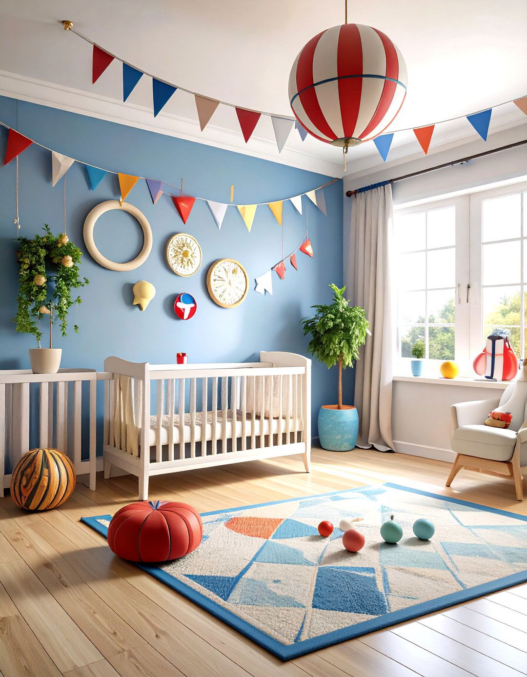 Olympic Sports Celebration Nursery - 24 Sports Nursery Ideas